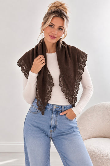 DREIECKSSCHAL LACE - 3 FARBEN