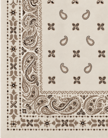 VIERECKSSCHAL PAISLEY - 4 FARBEN