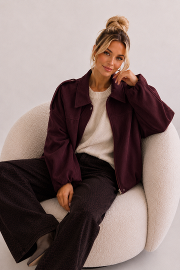 WILDLEDERJACKE ZARI - WINE
