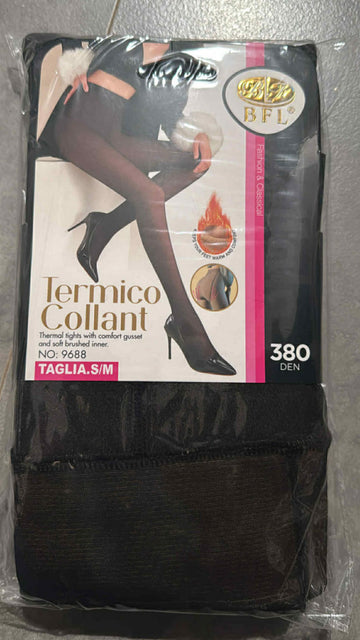 THERMOSTRUMPFHOSE SKINLOOK - SCHWARZ