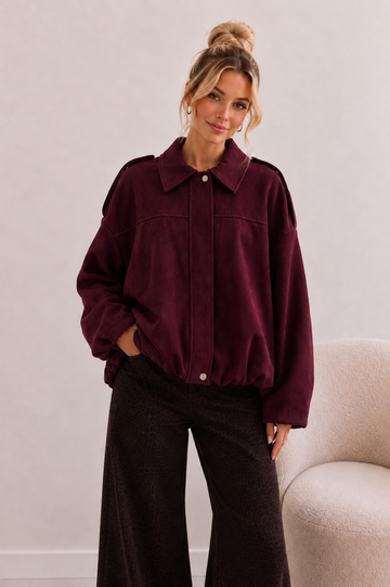 WILDLEDERJACKE ZARI - WINE