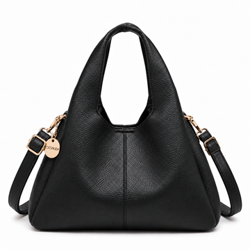 LEDERTASCHE CELIN - SCHWARZ