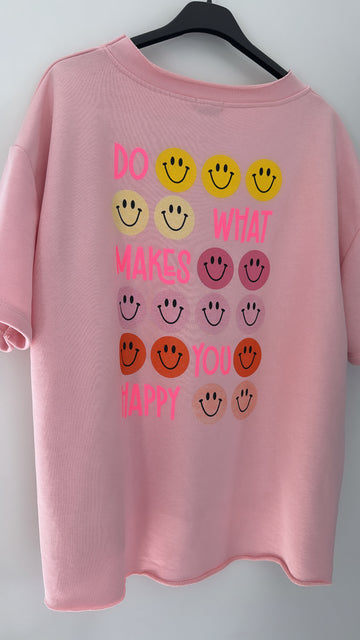 EINZELTEIL BAUMWOLLSWEATSHIRT - ROSA