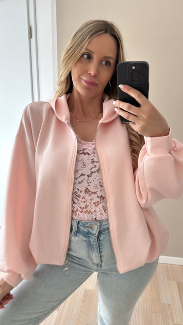 EINZELTEIL BUTTERSTOFFJACKE MISSO - HELLROSA