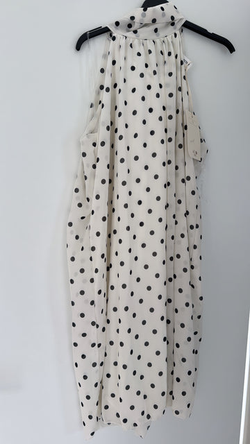EINZELTEIL CHIFFONKLEID - CREMEWEISS