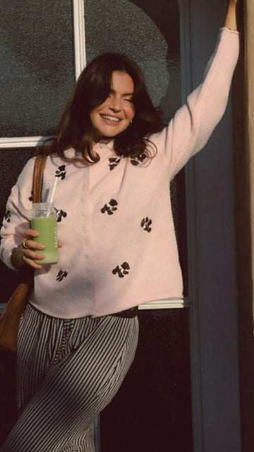 STRICKCARDIGAN TEDDY - ROSA