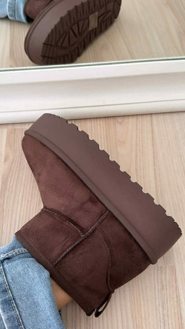 PLATEAUBOOTS CLASSIC - SCHOKO