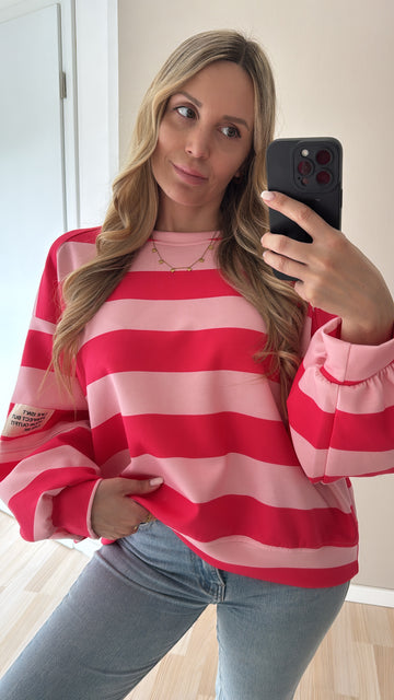 BUTTERSTOFFSWEATER PERFECT - PINK/ROSA