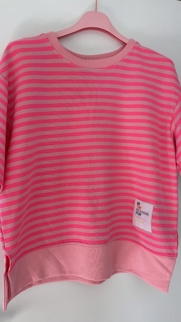 EINZELTEIL BAUMWOLLSHIRT SMILES - ROSA/PINK