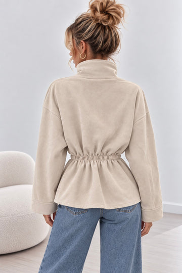 WILDLEDERJACKE JUNA - CREME