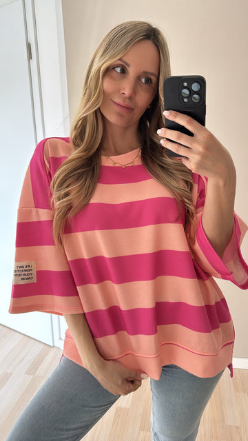 BUTTERSTOFFSHIRT PERFECT - PINK/APRICOT