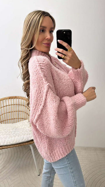 BOUCLECARDIGAN NOA - ROSA