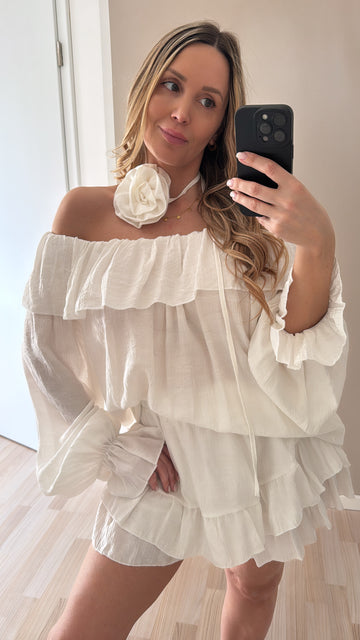 EINZELTEIL ZWEITEILER ROSE - WEISS