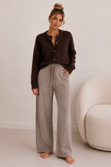 VISKOSESTOFFHOSE NELE - TAUPE