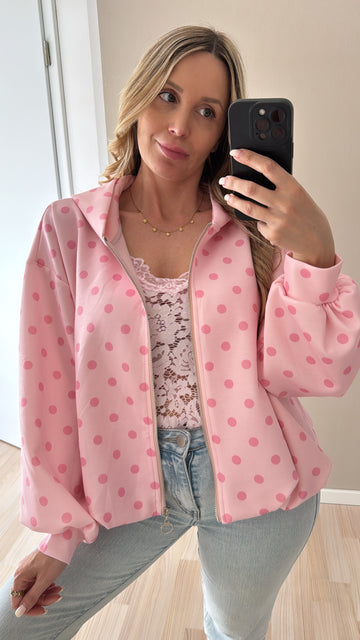 BUTTERSTOFFJACKE MISSO - HELLROSA/ROSA