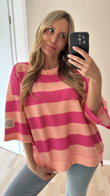BUTTERSTOFFSHIRT PERFECT - PINK/APRICOT