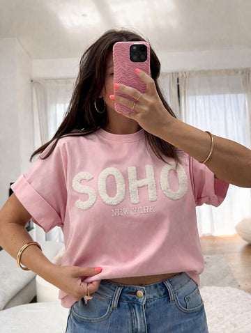 BAUMWOLLSHIRT SOHO - ROSA