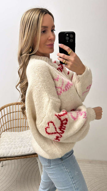 SHORTPULLI AMORE - CREME