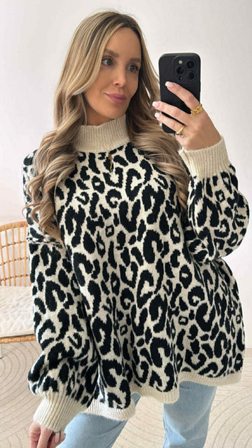 STRICKPULLI KARINA - SCHWARZ