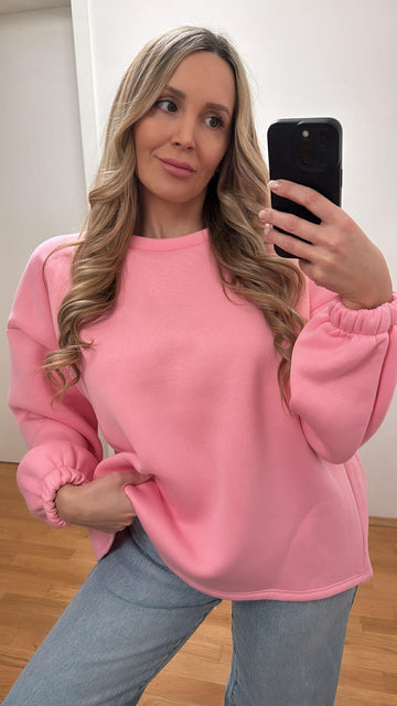 EINZELTEIL COFFEE SWEATER - ROSAPINK