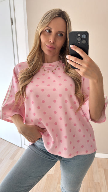 EINZELTEIL BUTTERSTOFFSHIRT - ROSA