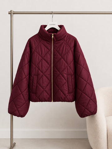 STEPPBOMBERJACKE NIA - WINE