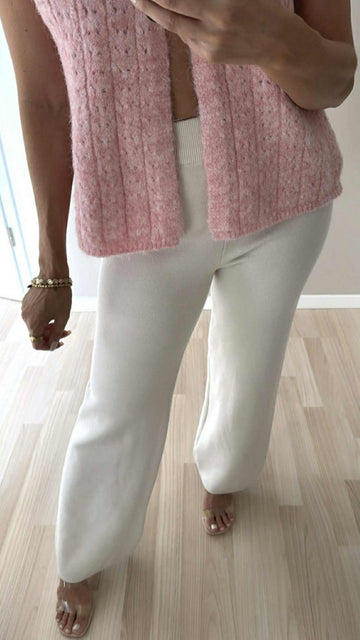 FEINSTRICKHOSE JANA - CREME