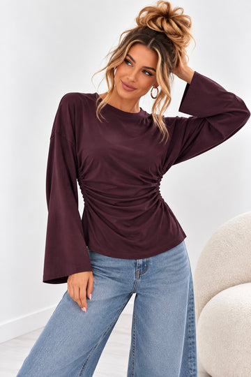 LANGARMSHIRT KINI - PLUM