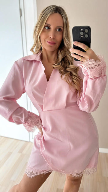 EINZELTEIL KLEID - ROSA