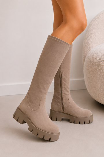 WILDLEDERSTIEFEL NEA - TAUPE