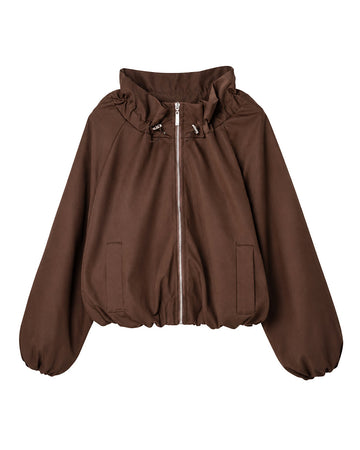 STEHKRAGENJACKE ARIANA - SCHOKO/COFFEE