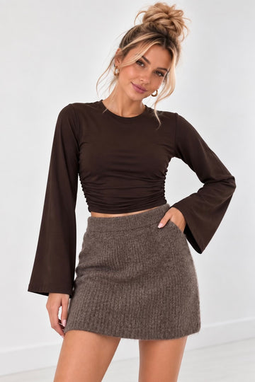 STRICKROCK SENJA - TAUPE