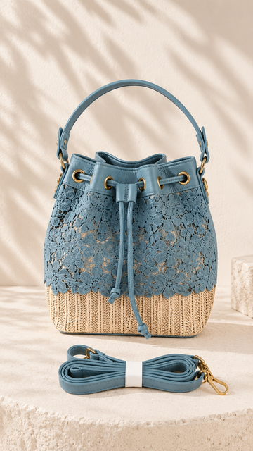 EINZELTEIL TASCHE - HELLBLAU