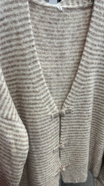 EINZELTEIL STRICKCARDIGAN - CREME/BEIGE