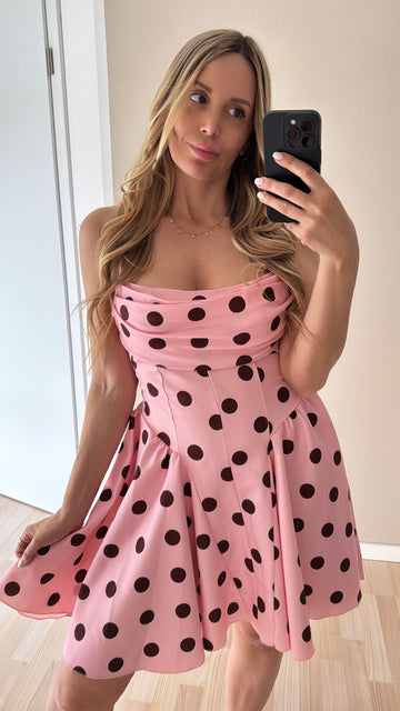 EINZELTEIL MINIKLEID - ROSA