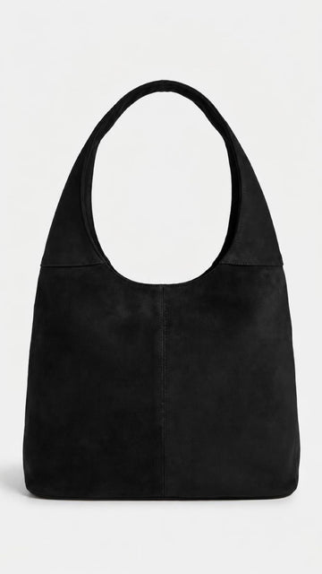 WILDLEDERTASCHE NIA - SCHWARZ