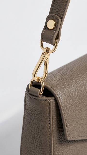 ECHTLEDERCLUTCH ENNA - TAUPE