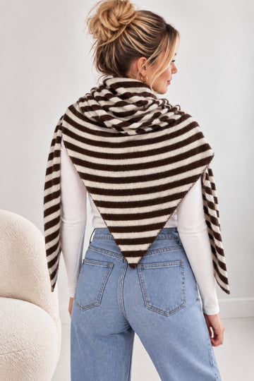 DREIECKSSCHAL STRIPES - 2 FARBEN