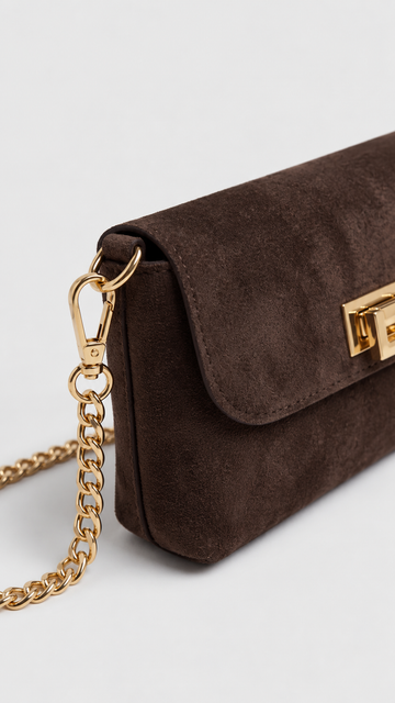 ECHTWILDLEDERTASCHE CLOE - COFFEE