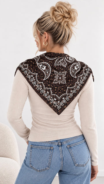 SATINTUCH PAISLEY - 2 VARIANTEN