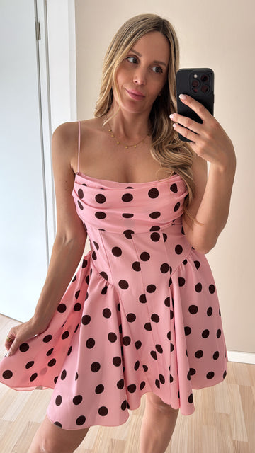 EINZELTEIL MINIKLEID - ROSA