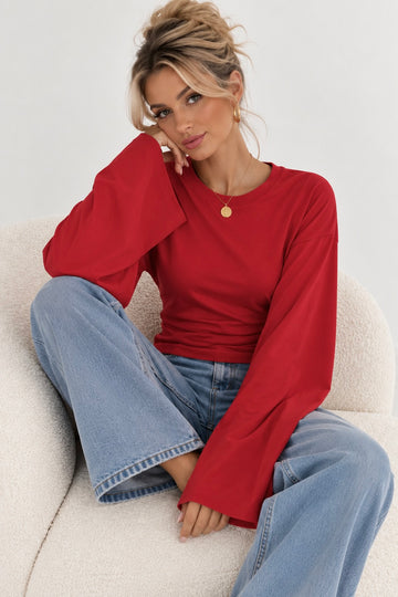 LANGARMSHIRT KINI - ROT