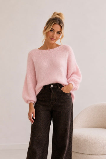 OVERSIZEPULLOVER BETTI - ROSA
