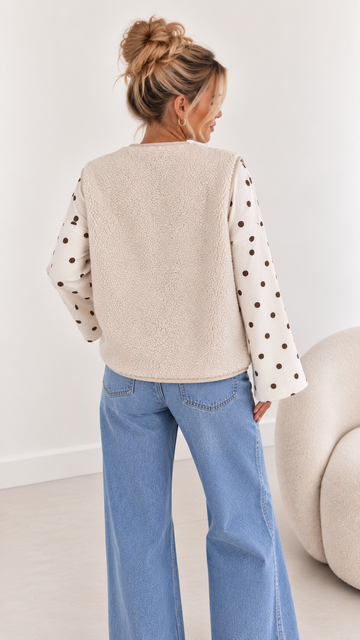 TEDDYWESTE LEOHEART - CREME