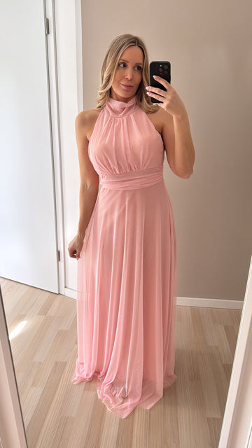 EINZELTEIL LONGKLEID - ROSA