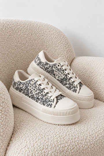 EINZELTEIL SNEAKER AMORE - CREME/SCHWARZ