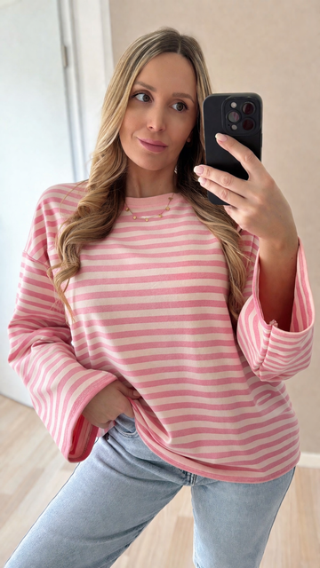 SWEATSHIRT ARIANE - HELLROSA/ROSA