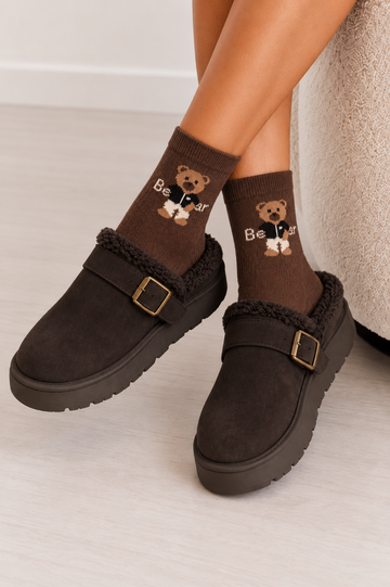 KUSCHELSOCKEN BEAR - 4 FARBEN