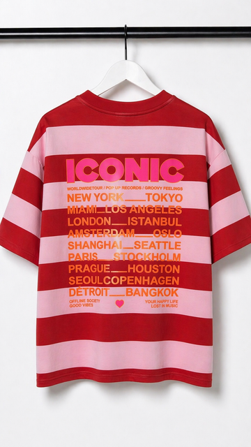 BUTTERSTOFFSHIRT ICONIC - ROSA/ROT