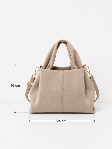 WILDLEDERTASCHE LOLA - CREME